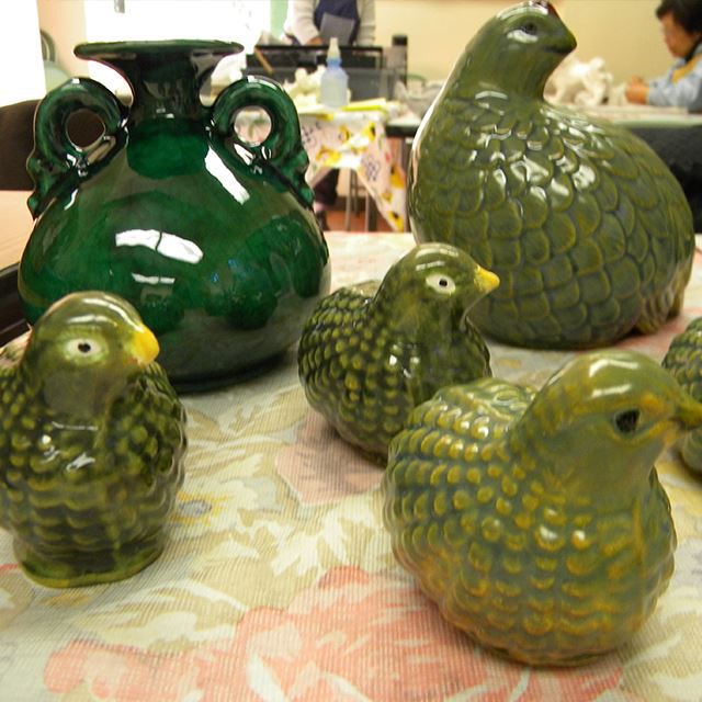 Pottery pieces