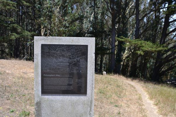 Philosophers Way trail sign