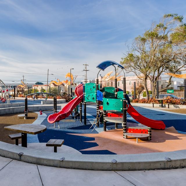 Colorful playground